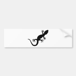 Autocollant De Voiture Gecko noir