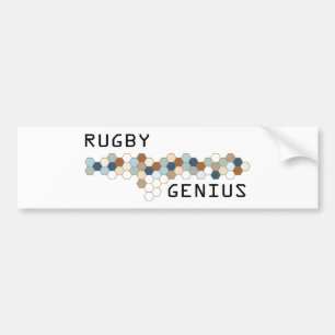 Autocollant De Voiture Génie de rugby