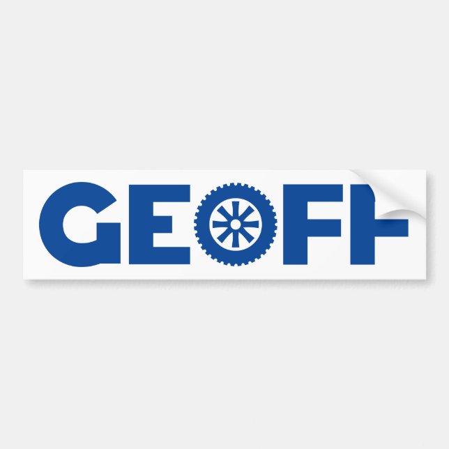 Autocollant De Voiture Geoff Petrolhead (Devant)