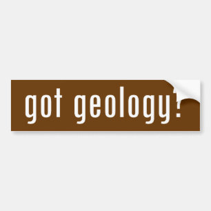 Autocollant De Voiture géologie obtenue ?