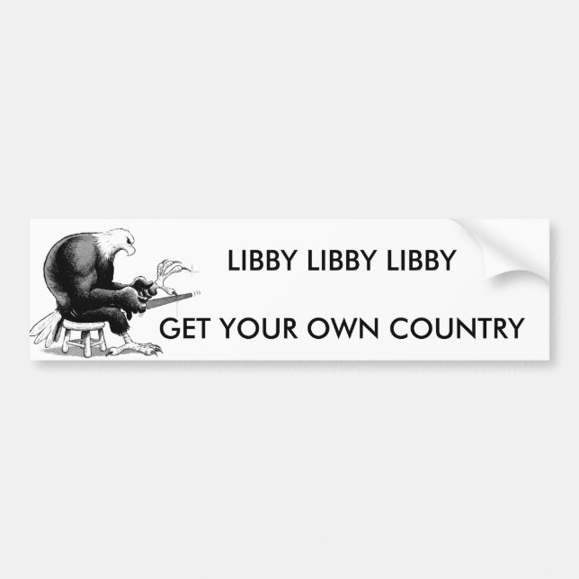 AUTOCOLLANT DE VOITURE GETTING~1, LIBBY LIBBYGET DE LIBBY VOTRE PROPRE (Devant)
