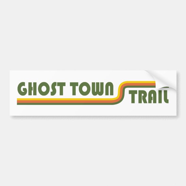 Autocollant De Voiture Ghost Town Trail Pennsylvanie (Devant)
