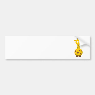 Autocollant De Voiture Giraffe de dessin