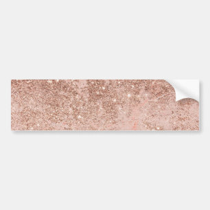 Autocollant De Voiture Girly rougissent le marbre rose de parties