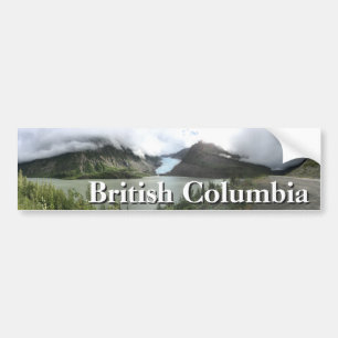 Autocollant De Voiture Glaciers de la Colombie-Britannique