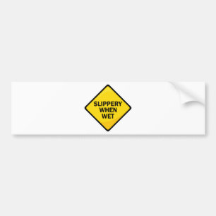 Autocollant De Voiture Glissant si humide