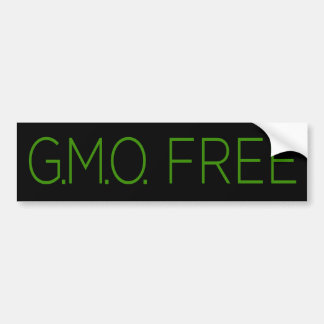 Autocollant De Voiture GMO libèrent