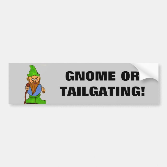 Autocollant De Voiture Gnome ou tailgant (Devant)