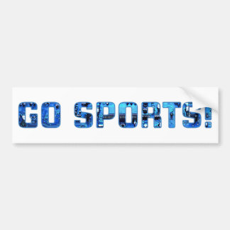 Autocollant De Voiture Go Sports!