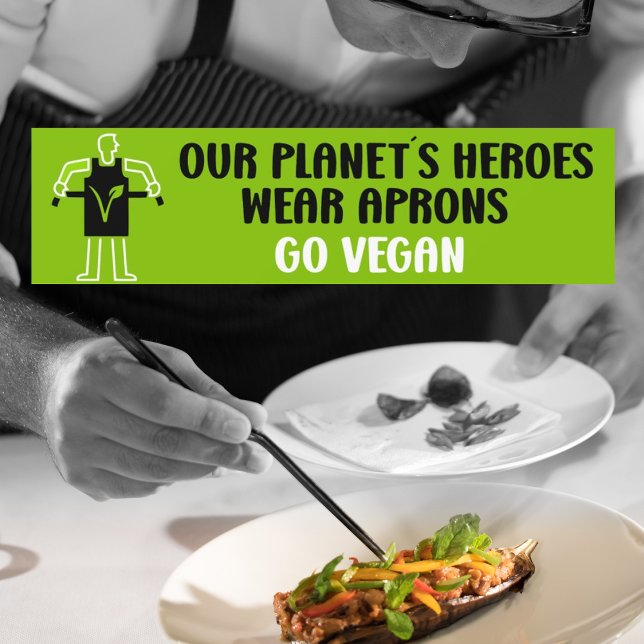 Autocollant De Voiture Go Vegan (Créateur téléchargé)