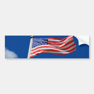 Autocollant De Voiture God Bless America, American Flag,