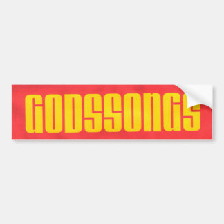 Autocollant De Voiture Godssongs