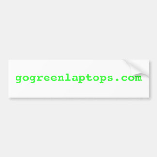 Autocollant De Voiture gogreenlaptops.com