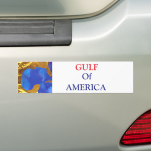 AUTOCOLLANT DE VOITURE GOLFE D'AMÉRIQUE