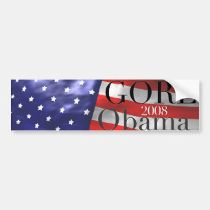 Autocollant De Voiture GORE Obama 2008