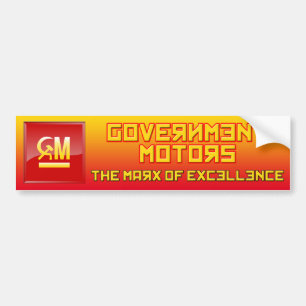 Autocollant De Voiture Gouvernement Moteur-Marx de l'excellence