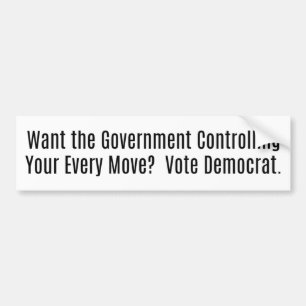 Autocollant De Voiture Government Controlling Your Every Move