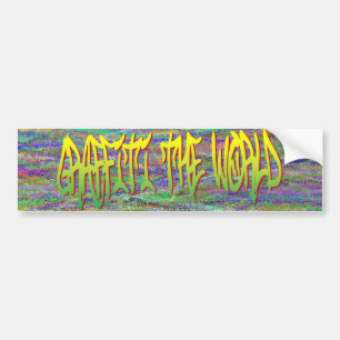 Autocollant De Voiture Graffiti l'adhésif pour pare-chocs du monde