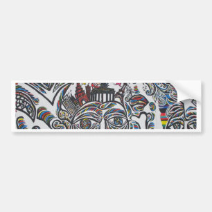 Autocollant De Voiture Graffiti mur de Berlin Est