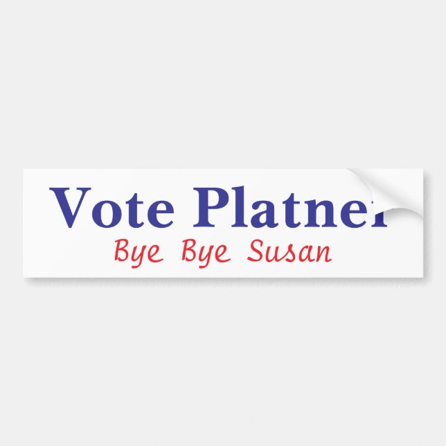 Autocollant De Voiture Graham Platner pour le Sénat dans le Maine (Devant)