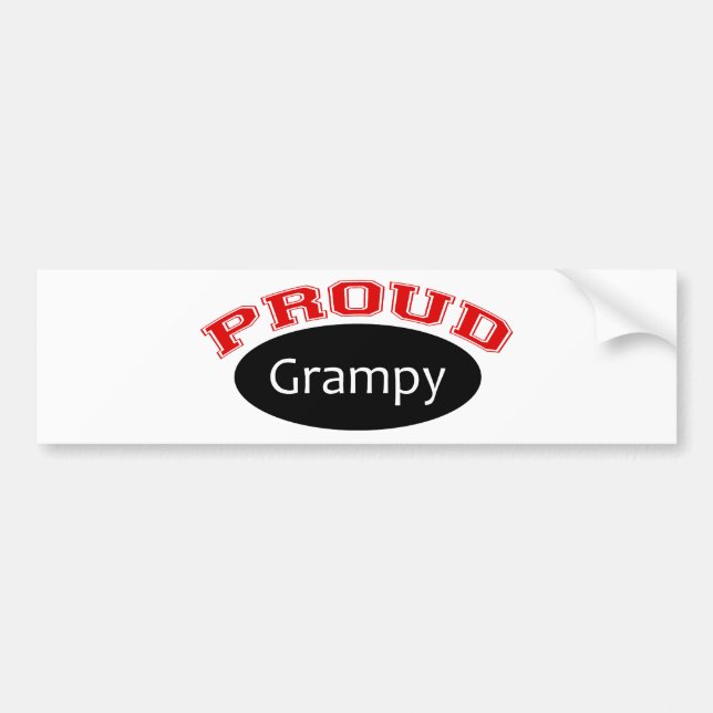 Autocollant De Voiture Grampy fier (Devant)