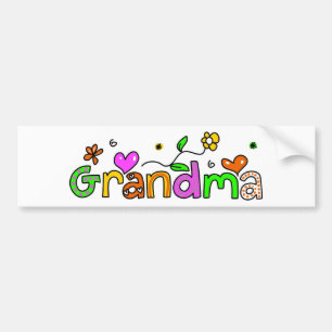 Autocollant De Voiture Grand-maman