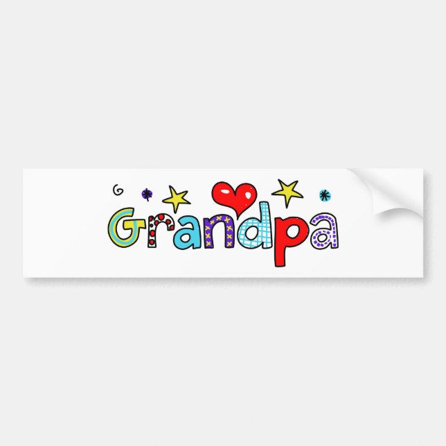 Autocollant De Voiture Grand-papa (Devant)