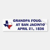 GRAND-PAPA COMBATTU À SAN JACINTO - 1836