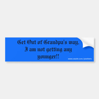 Autocollant De Voiture grand-papa rapide