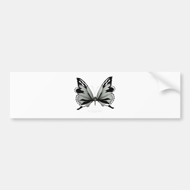 Autocollant De Voiture Grand papillon sage de vulpin (Devant)
