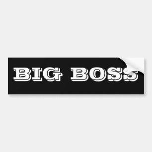 Autocollant De Voiture Grand pare-chocs Boss