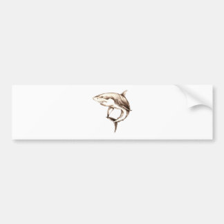 Autocollant De Voiture grand requin blanc