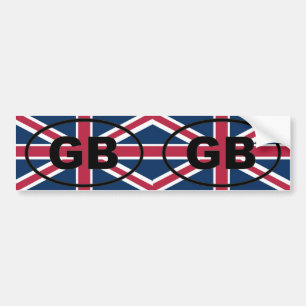 Autocollant De Voiture Grande-Bretagne - GB - ovale européen