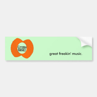 Autocollant De Voiture grande musique de freakin. Adhésif pour pare-chocs