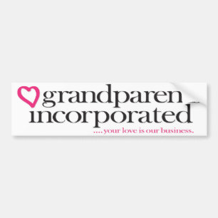 Autocollant De Voiture Grands-parents incorporés