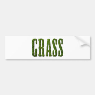 AUTOCOLLANT DE VOITURE GRASS