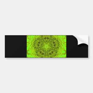 AUTOCOLLANT DE VOITURE GREEN DAHLIA