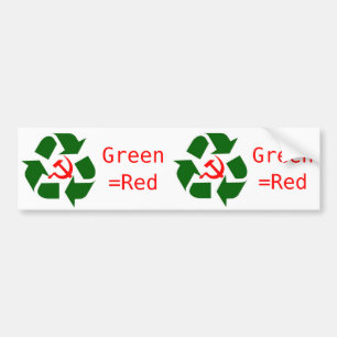 Autocollant De Voiture Green=Red