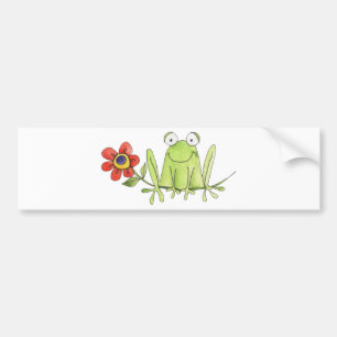 Autocollant De Voiture Grenouille