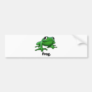 Autocollant De Voiture Grenouille de grenouille