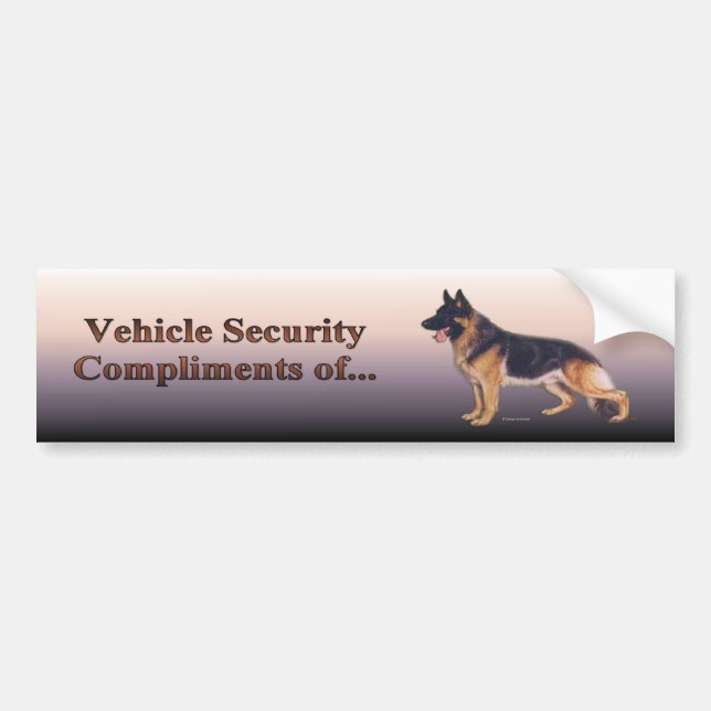 Autocollant De Voiture gsd_bumpersticker (Devant)