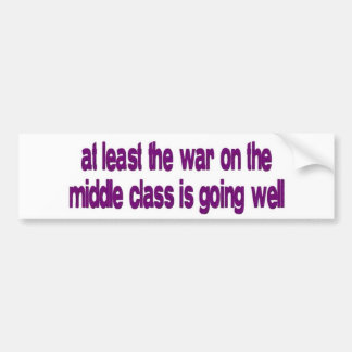 Autocollant De Voiture guerre de classe moyenne