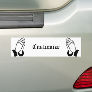 Autocollant De Voiture Guerrier de prière prier Thunder_Cove