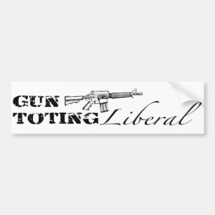 Autocollant De Voiture Gun Toy libéral
