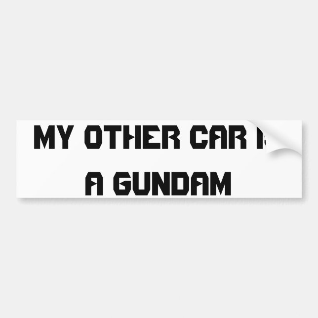 Autocollant De Voiture gundam (Devant)
