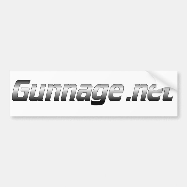 Autocollant De Voiture Gunnage.net (Devant)