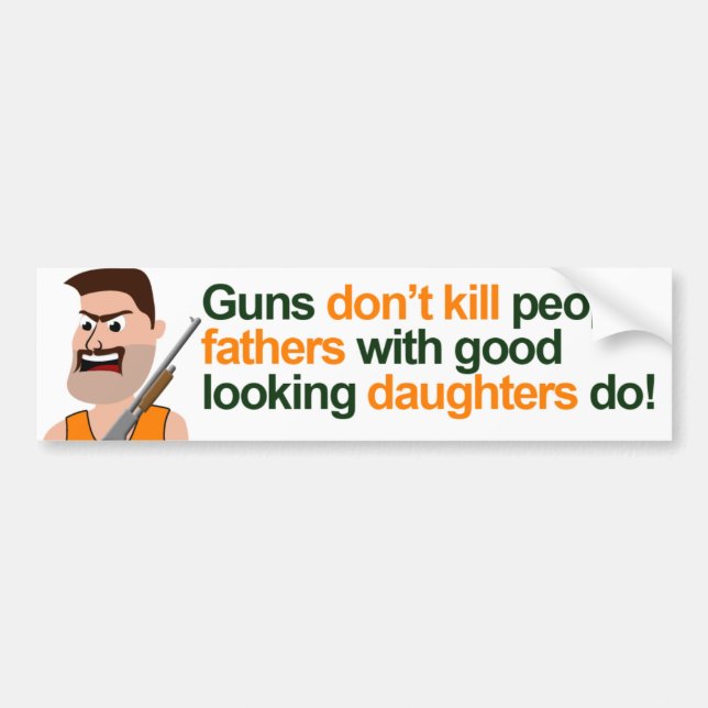 Autocollant De Voiture Guns4fathers (Devant)