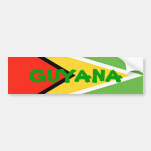 Autocollant De Voiture Guyane-Drapeau, GUYANE