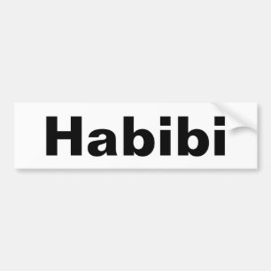 Autocollant De Voiture <<Habibi>>.