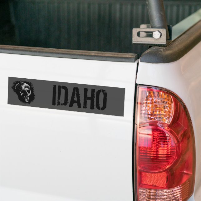 AUTOCOLLANT DE VOITURE HABIL D'IDAHO BUMPER (Sur camion)